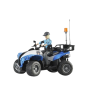 Figurka policjantki na quadzie Bruder 63010