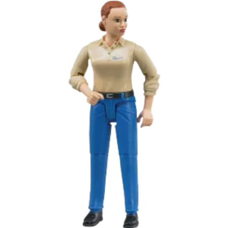 Figurka białej kobiety...