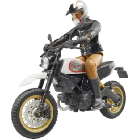 Motor Ducati z kierowcą...