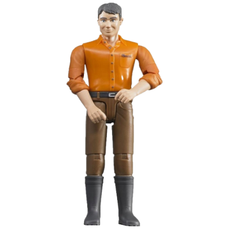 Figurka mężczyzny białego w...