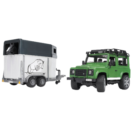 Land Rover z przyczepą +...