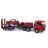 Zabawka MANN TGA z przyczepą oraz ładowarką  Manitou
